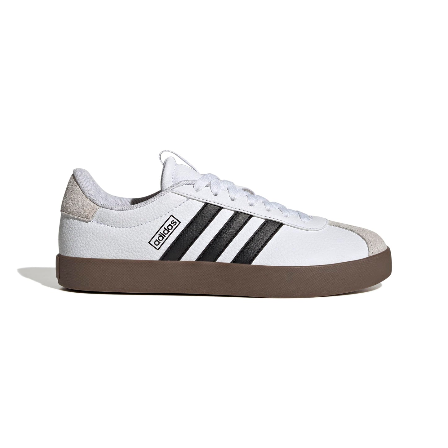 Adidas Women's "VL Court 3.0" Cushioned Casual Court Sneaker (White, 7)