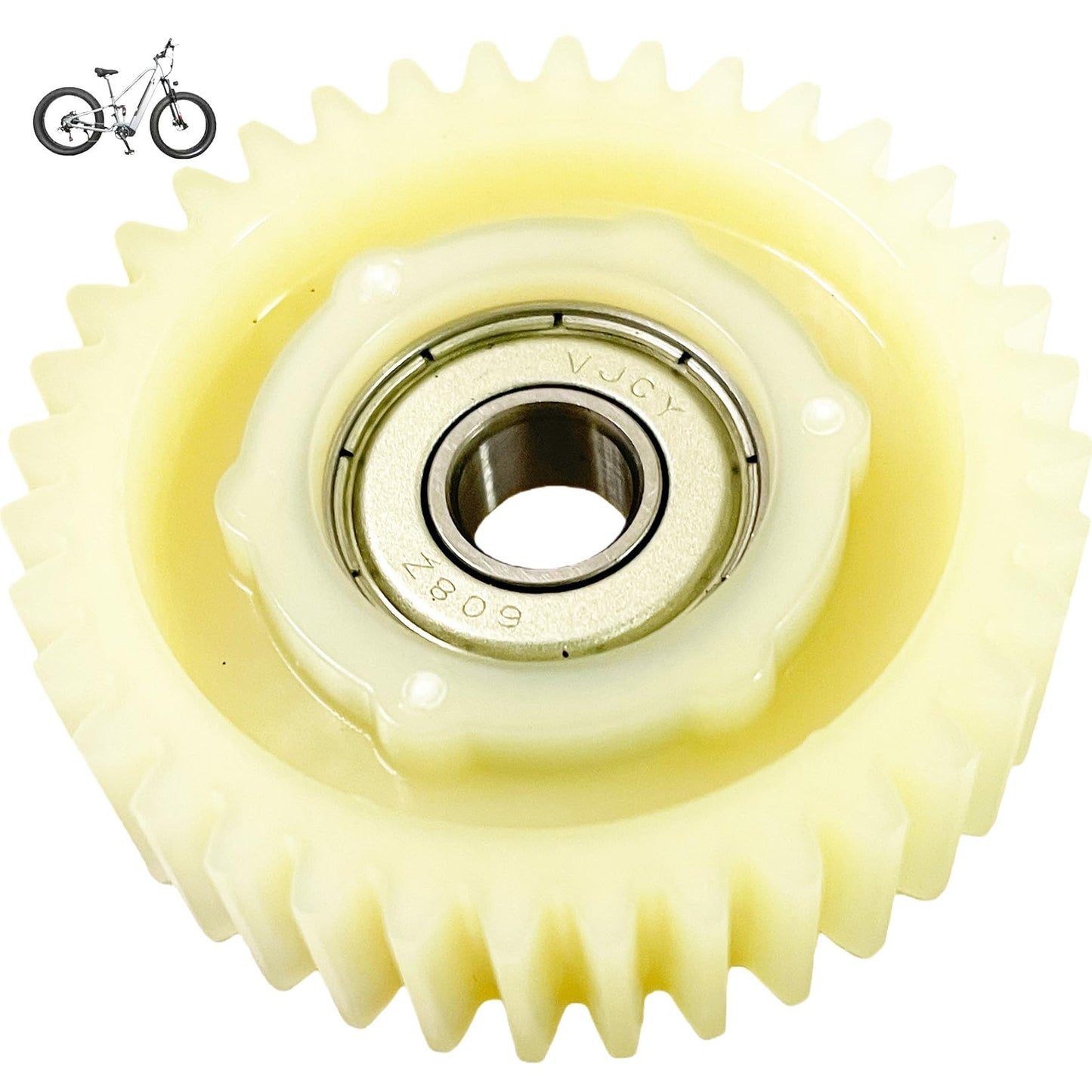 Planetary Gear 36t Nylon Planetary Gear (3-Pack) 47.5mm Left-Outlet Hub Motor with Preloaded Bearings 500w-1000w Motor Design Suitable for E-Mountain Bikes/Fat Bikes/Scooters (3-Pack)
