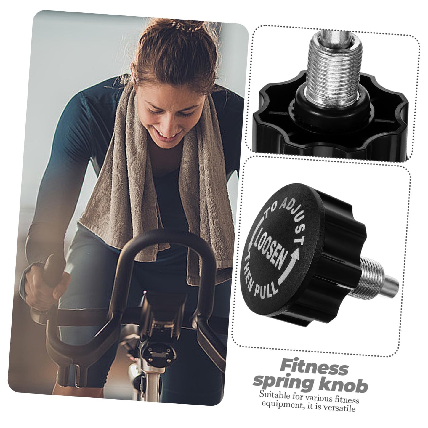 BESPORTBLE Fitness Pull Pin Knob for Exercise Equipment Rotating Replacement Part for Gym Machines Stylish Design Easy Installation for Versatile Use Compatible with Exercise Bikes Gymnastics Bars