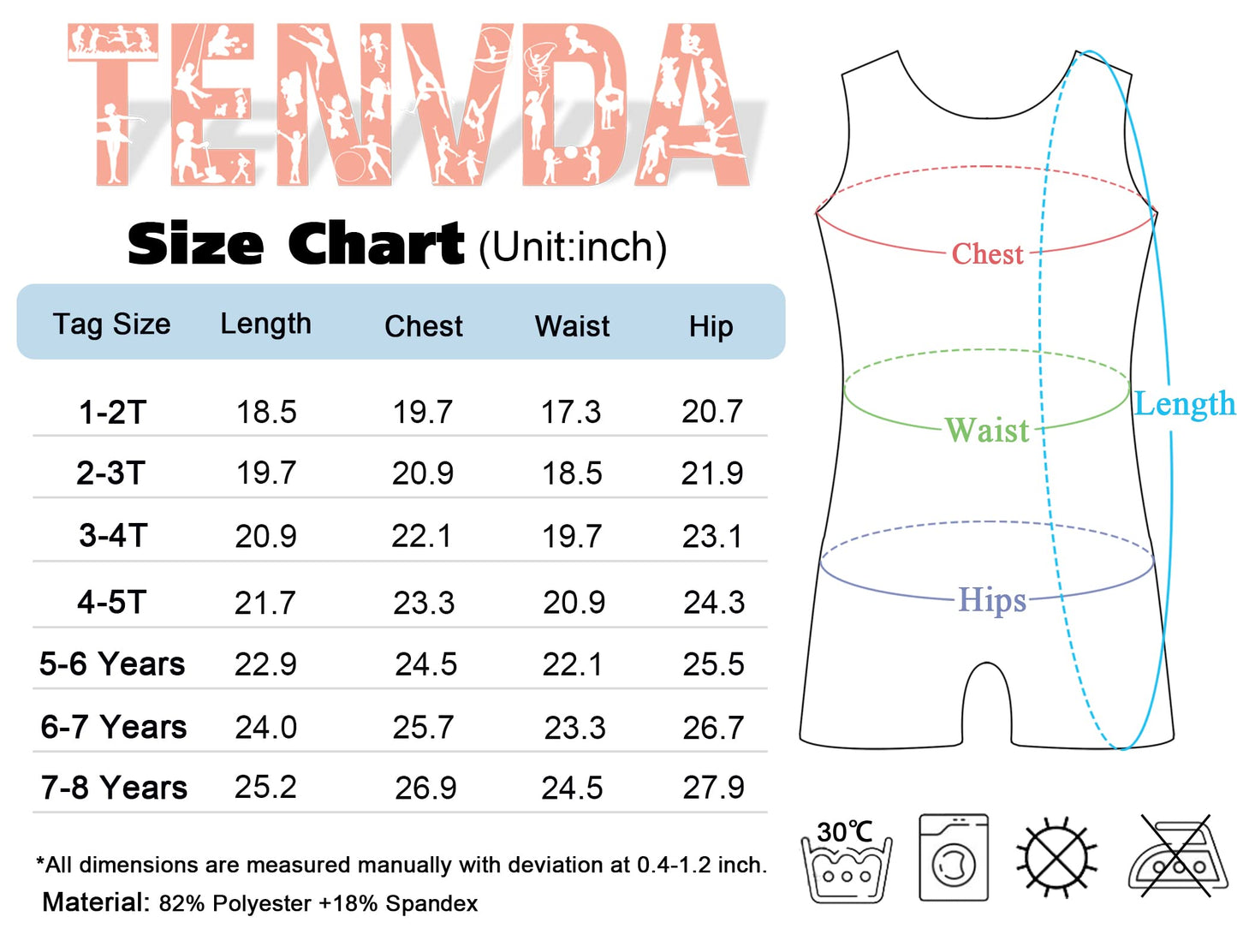 TENVDA Gymnastics Leotards for Girls 7-8 Years Old Sparkle Blue Stars Printed Sleeveless Biketards Tumbling Practice Unitard