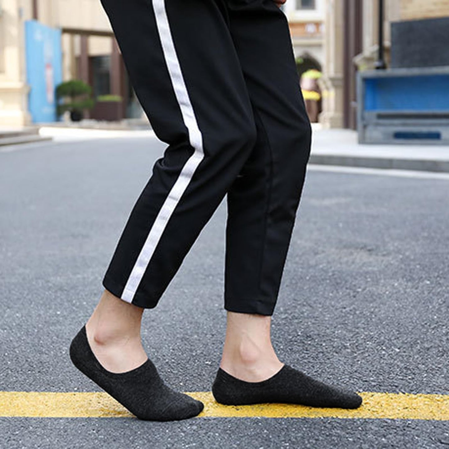 Looknniy 12 Pairs No Show Socks Men Low Cut Non Slip Ankle Short Athletic Running Novelty Casual Invisible Liner Socks