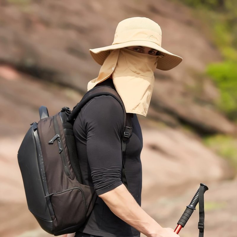 Sun Hats for Men & Women - UPF 50+ Breathable Fishing Hat | Wide Brim UV Protection for Summer