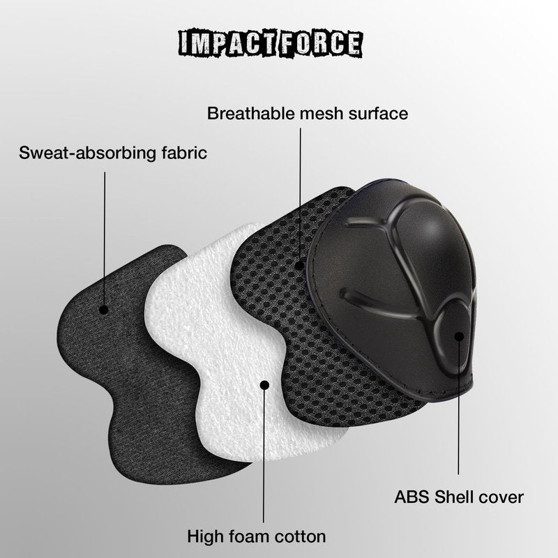Kids Protective Gear Set - Knee Pads Elbow Pads with Wrist Guards for Ages 3-12 | 3-in-1 Safety Protective Gear for Skating, Cycling, Biking, Roller Skates, Scooters (Black, ‎M(8-12Years))