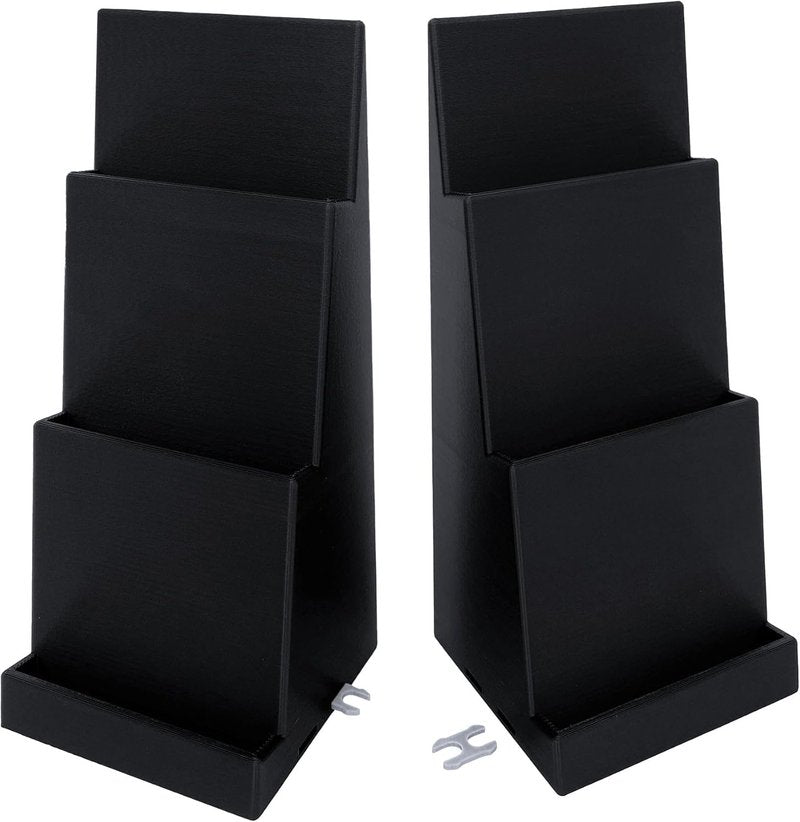 Magnetic Holder Card Display Stand - 2 Pack Black Trading Card Holder for Collectors