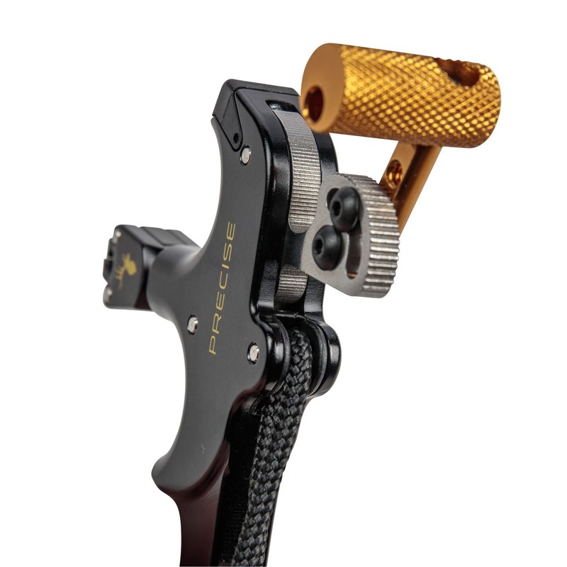 Trophy Ridge Precise Bow Release, 4-Finger T Handle Release, Includes Sling Wrist Strap, Torque Free Caliper-Style Head Rotates a Full 360-degrees, Multi-Position Thumb Trigger
