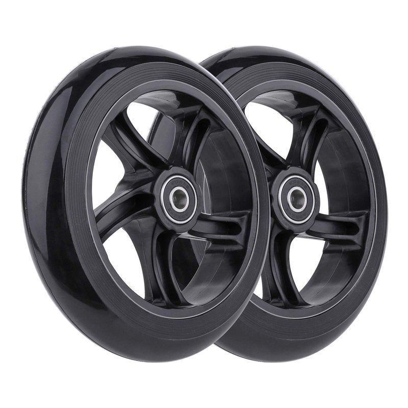 Wheelgoo 145mm PU Scooter Replacement Wheels Set for Stroller/ 3-Wheeled Swing Wiggle Scooter,2-Pack