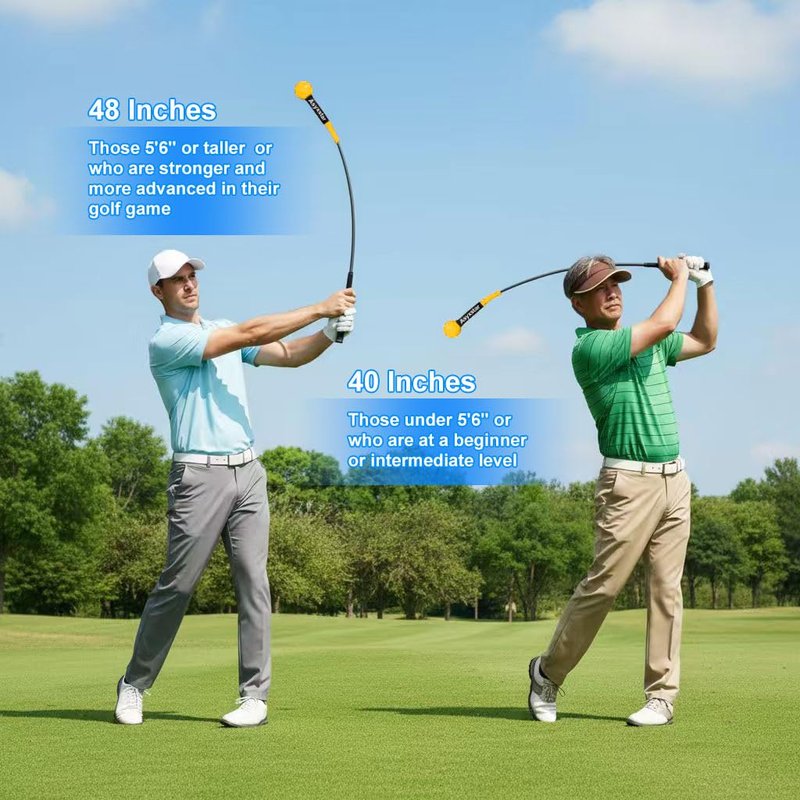 Asyxstar Golf Swing Trainer Aid - Golf Training aid with Grip Trainer Training Equipment, Power Flex Swing Training aid for Strength,Balance, and Tempo Swing Speed Trainer