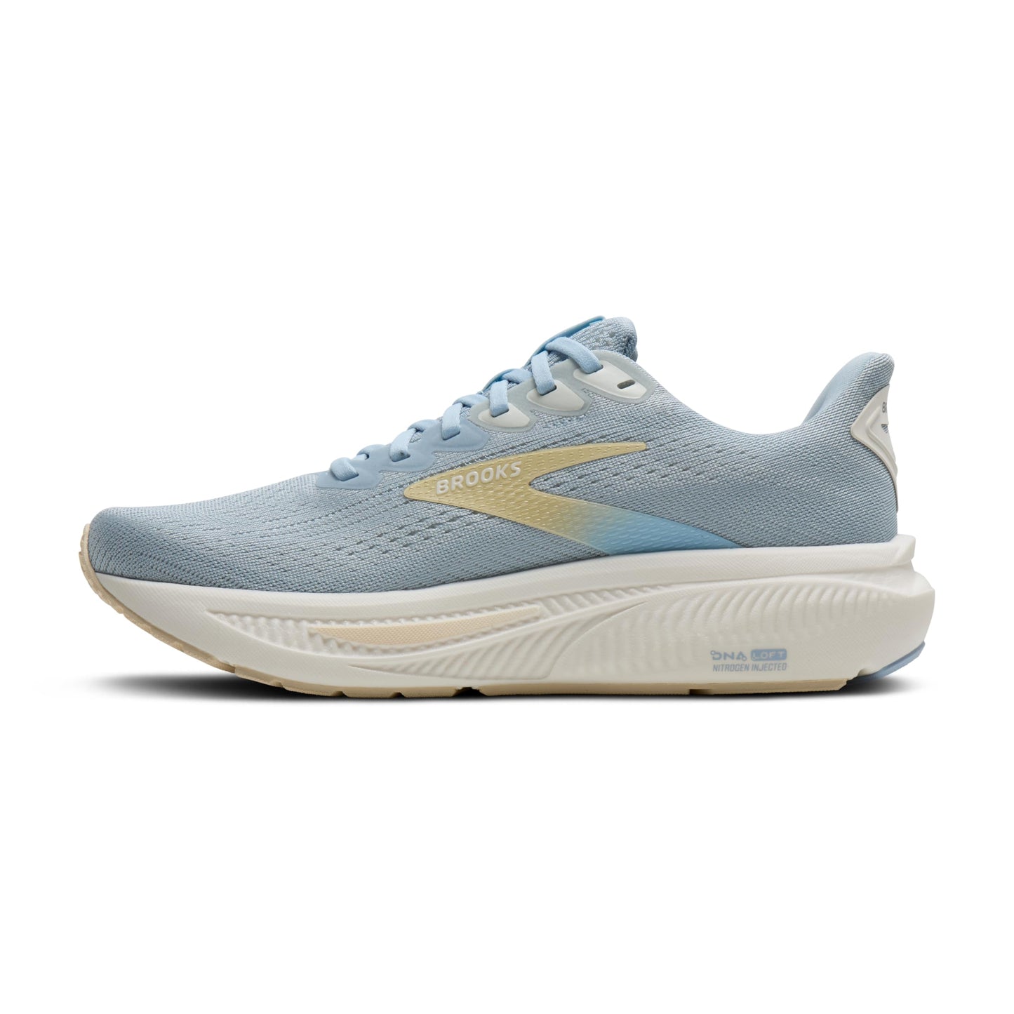 Brooks Women’s Ghost 17 Neutral Running Shoe - Skyway/Coconut/Sand - 10 Medium