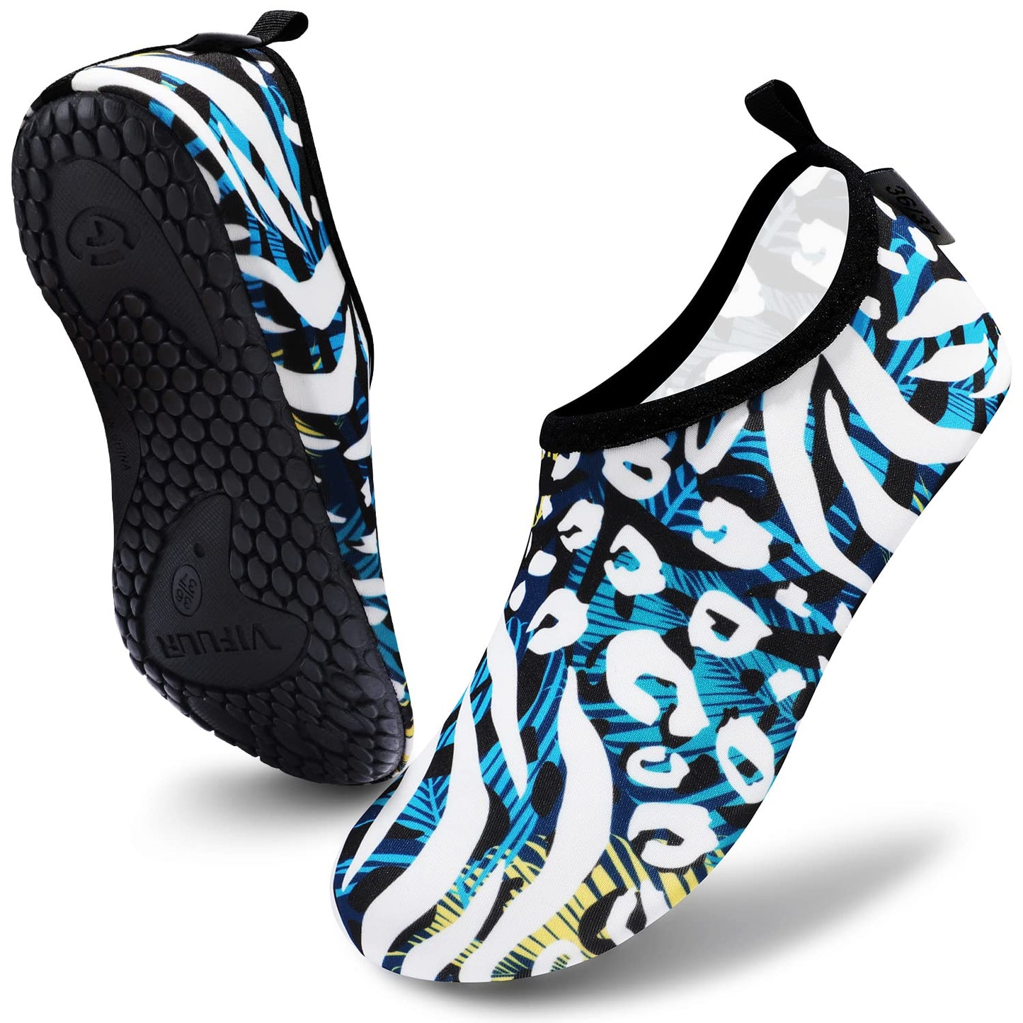 VIFUUR Water Shoes for Men Women Barefoot Quick Dry Aqua Socks Slip On