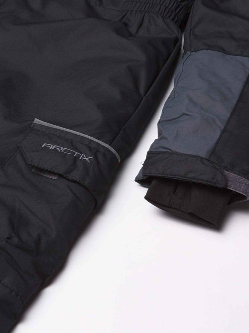 Arctix Kids Dancing Bear Insulated Snowsuit, Black, Large Husky