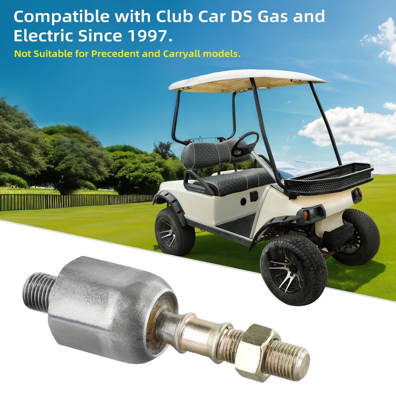 Roykaw Golf Cart Inner Ball Joint and Nut Steering Rack Joint Assembly Compatible with Club Car DS Gas and Electric Since 1997, OEM# 101880201