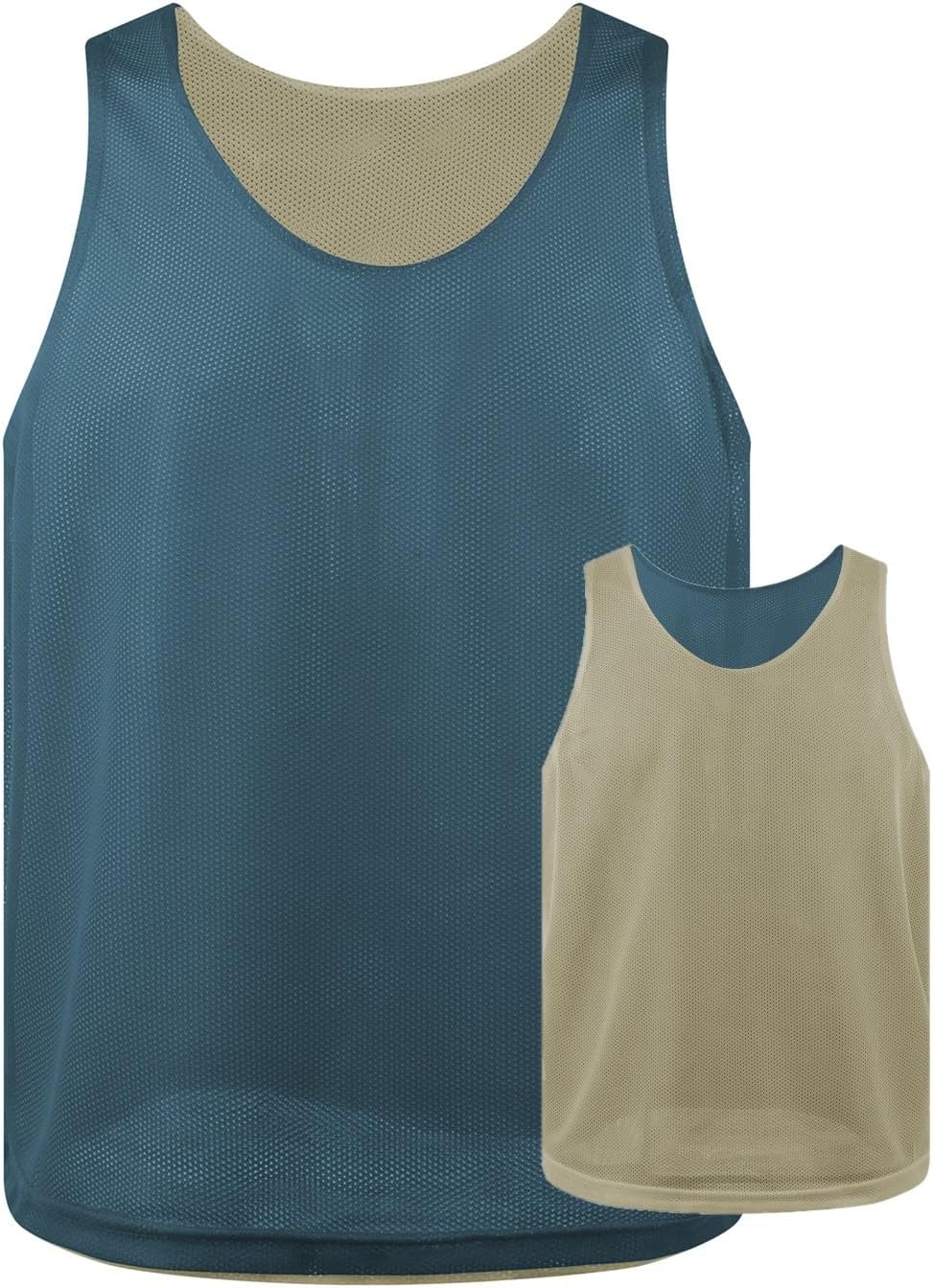 Reversible Training Vests for Soccer & Football | Two-Sided Pinnies for Adults & Youth