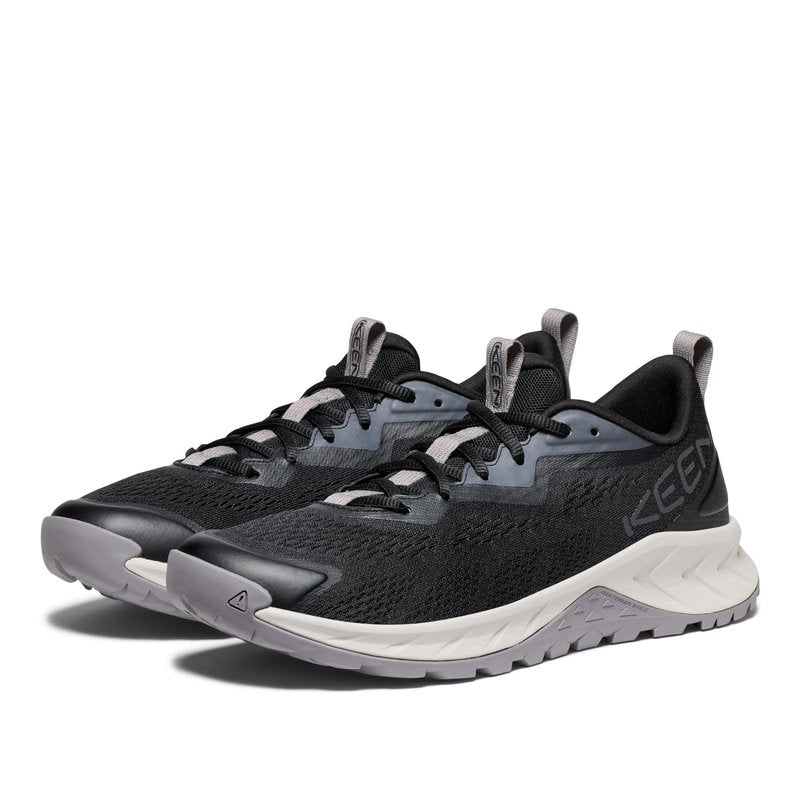 KEEN Men's Versacore Speed Breathable Vented Comfortable Hiking Shoes, Black/Steel Grey, 10.5