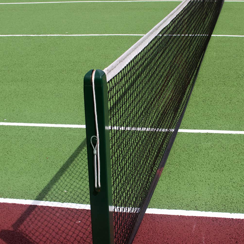 Aoneky 47ft 1/4 Inch Stainless Steel Tennis Net Cable, 800lb Break Strength Headline Wire with Vinyl Coating, Replacement Top Cable for Standard 42ft Doubles Tennis Nets