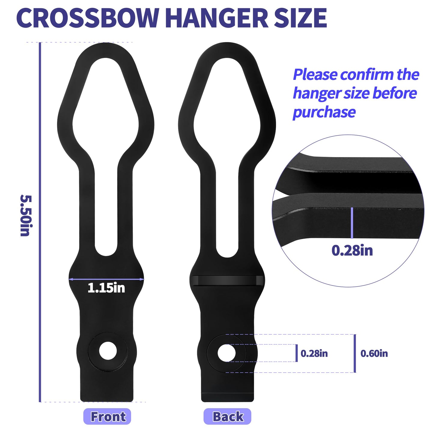 Dinlon Saddle Quiver Holder Crossbow Hanger, Tree Hooker Compatible with All Ravin Crossbows Models(Except R18), Crossbow Holder for Tree Stand Fit for Ravin Accessories, Hunting Crossbow Accessories