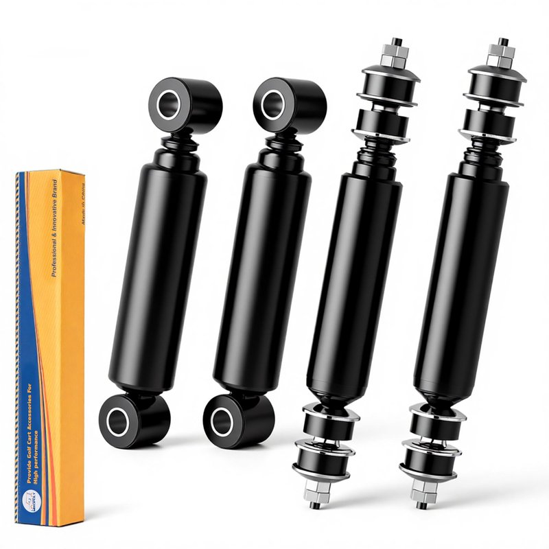MIXOPOLY Golf Cart Shock Absorbers Kit for Club Car DS/Carryall/Precedent/Onward/Tempo Model 1981-UP, Front Rear Shocks Replaces OEM 1014235 1015813 102588601 1010991 1014236 1013164 102588501 1012183