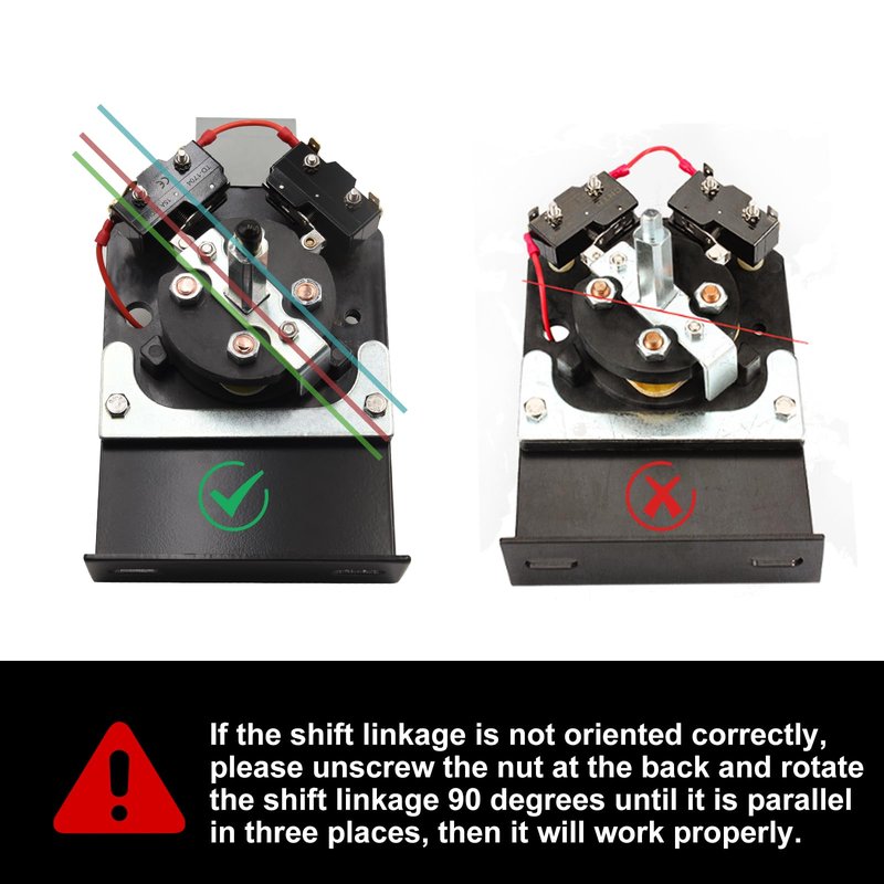 Shu-Ran Forward Reverse Switch Assembly, Fits 1994-UP(1994 not inclued) EZGO TXT Electric Heavy Duty Golf Carts, Replaces OEM #70578-G01
