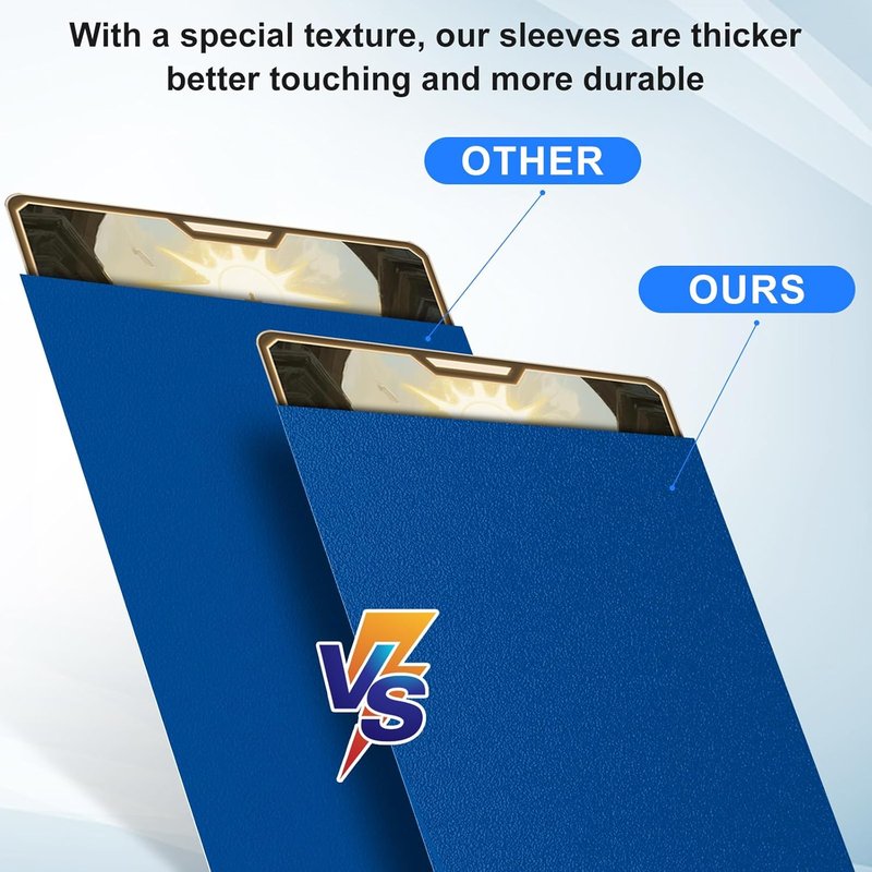 Card Sleeves for MTG - Night Blue 300-Pack | Perfect Fit for Trading & Sports Cards