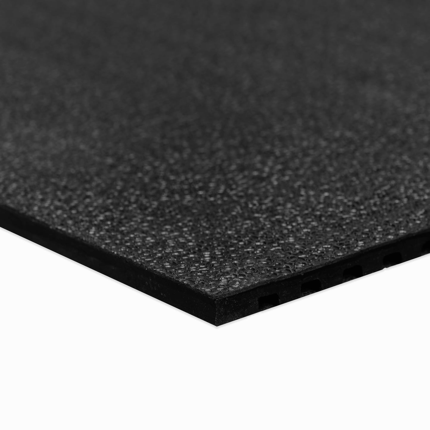 MSI Heavy Duty Gym Flooring Mat (20 Pack) - 3.5' x 6' x 3/4" Thick Rubber Mat - Solid Black - Ideal for Home Gyms, Commercial Fitness Centers, Workouts, and More