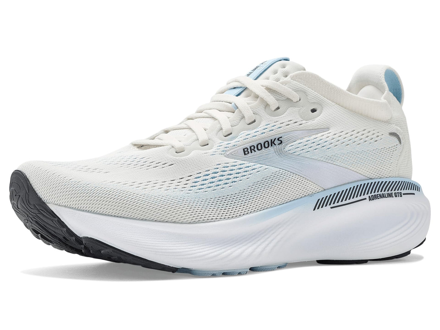Brooks Women’s Adrenaline GTS 25 Supportive Running & Walking Shoe - Star White/Nantucket/Chrome - 10 Medium