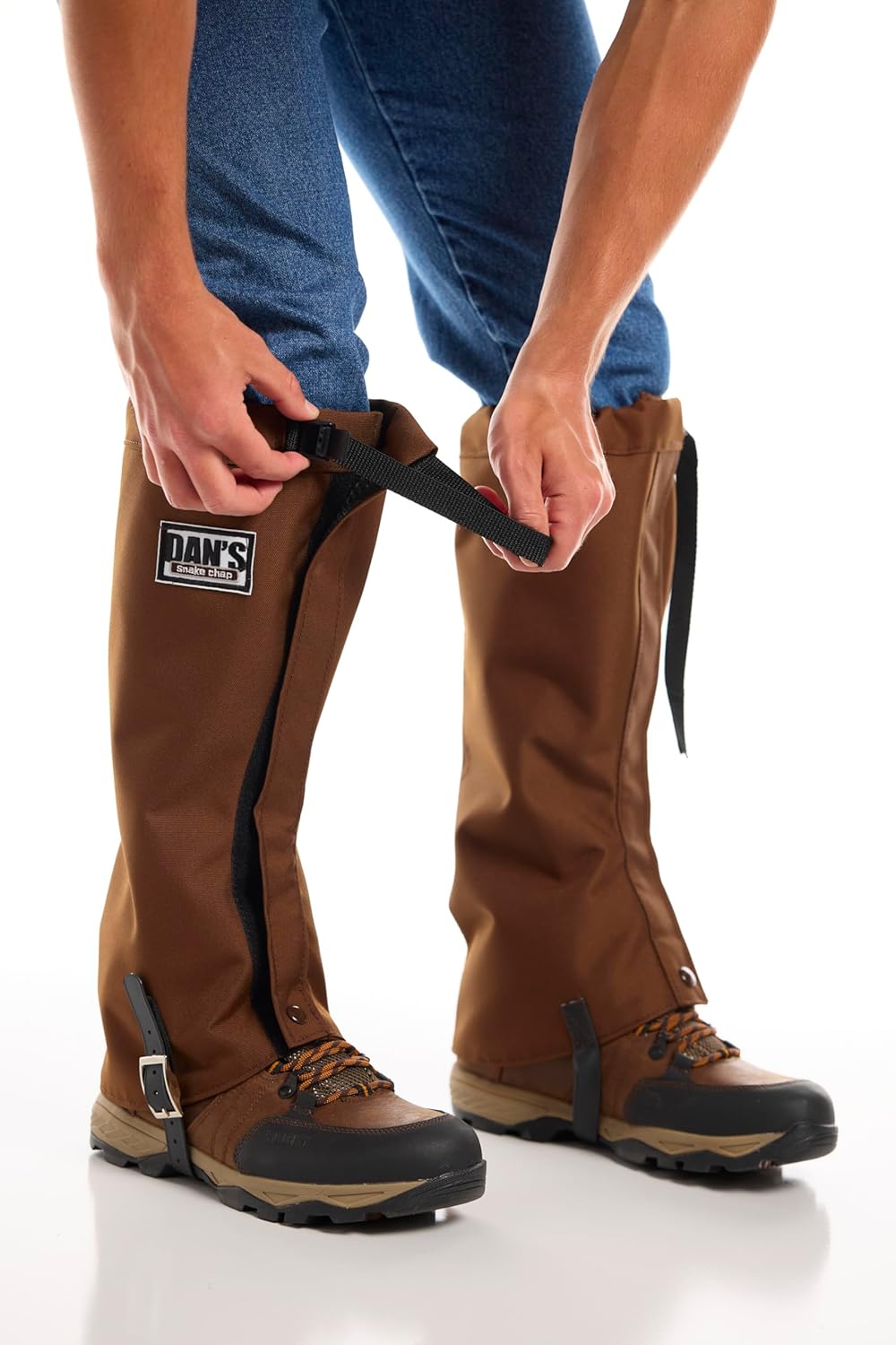 High-Performance Snake Protector Gaiters | Waterproof, Briarproof Nylon for Rugged Hiking & Outdoors - Adjustable Fit for All Shoes & Boots