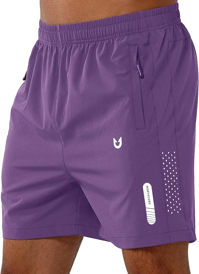 Men's Athletic Running Shorts - Quick Dry Lightweight Gym Workout Shorts | 5"/7"/9" Sizes for Basketball & Tennis
