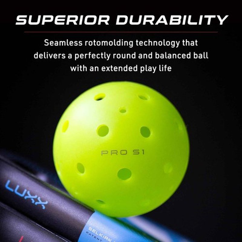 Selkirk Sport SLK Helix Pro Legend Gray Pickleball Paddle & Pro S1 12pk Pickleball Ball Bundle