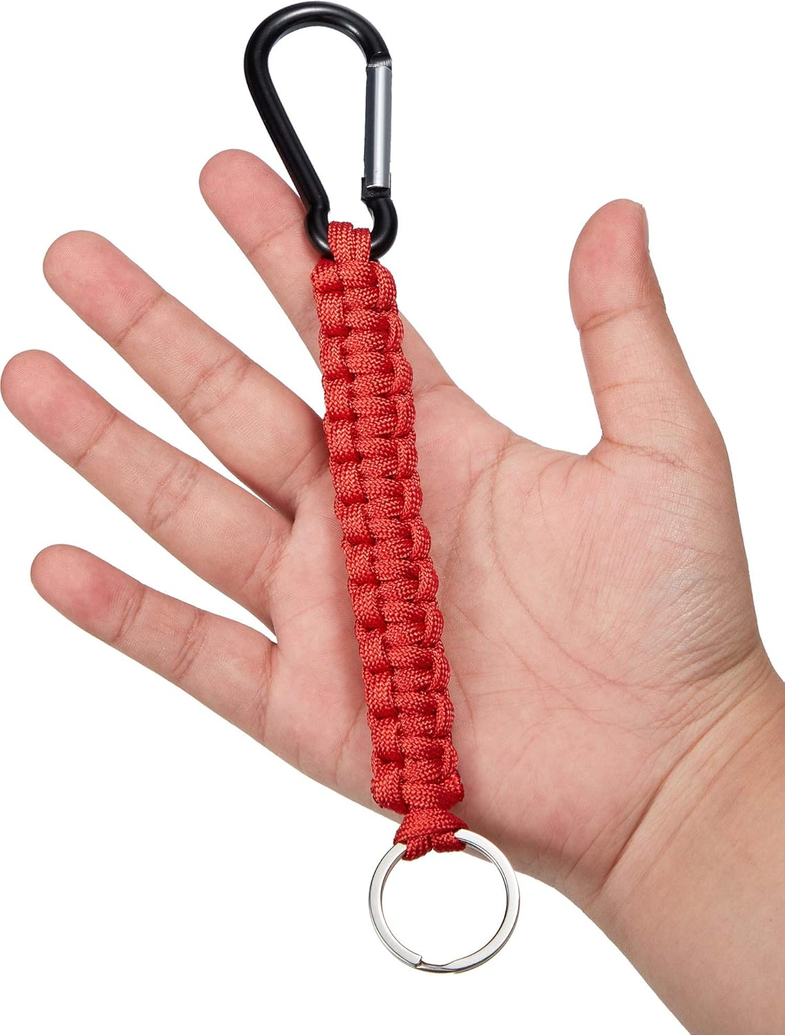 10 Feet Paracord Cord 550 - 24-Piece Multifunctional Crafting Kit for Bracelets, Keychains & Dog Collars | Solid Style