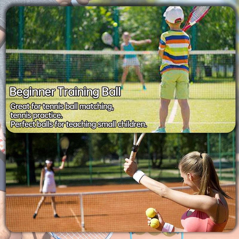 Magicorange Tennis Balls, 30 Pack Advanced Training Tennis Balls Practice Balls, Pet Dog Playing Balls, Come with Mesh Bag for Easy Transport, Good for Beginner Training Ball (Green)