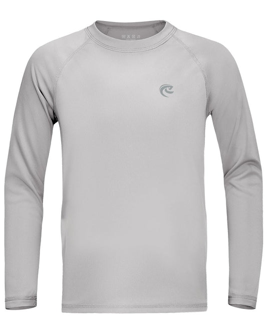 Boys UPF 50+ Swim Shirt Long Sleeve, 1 or 2 Pack UV Sun Protection Rash Guard, Youth Kids SPF Water Shirts for Beach Surf