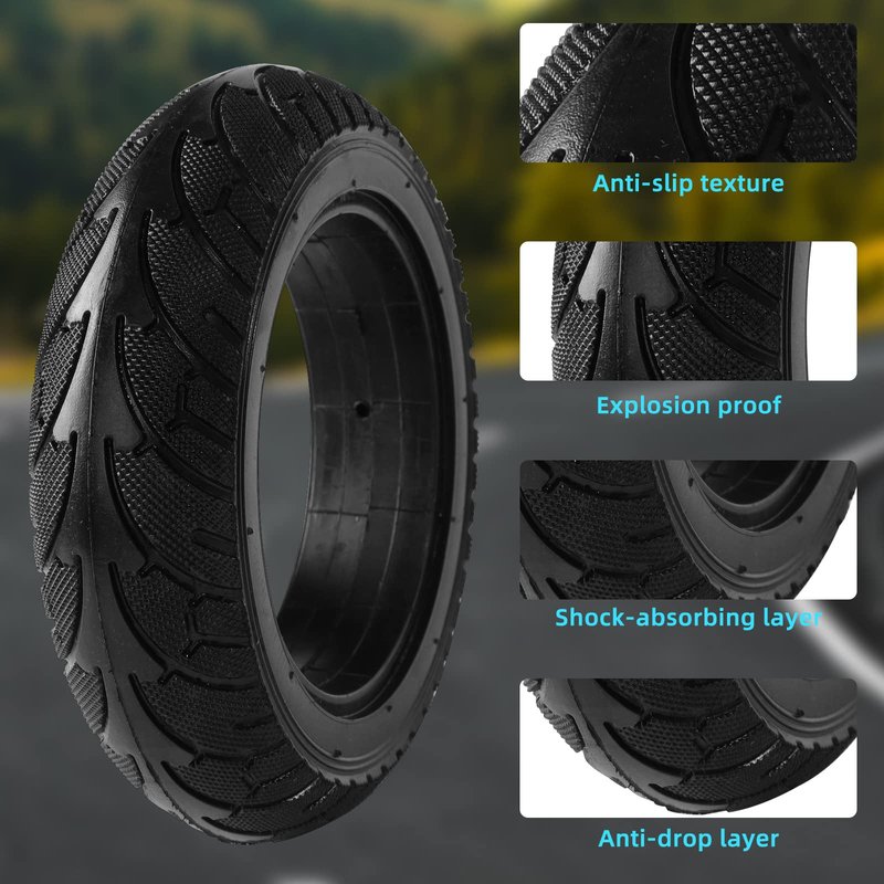 PRO CAKEN 200x50 solid tire wheel with Plastic Hub for electric scooter balance car 8x2 solid wheel explosion proof puncture tubeless tire parts…