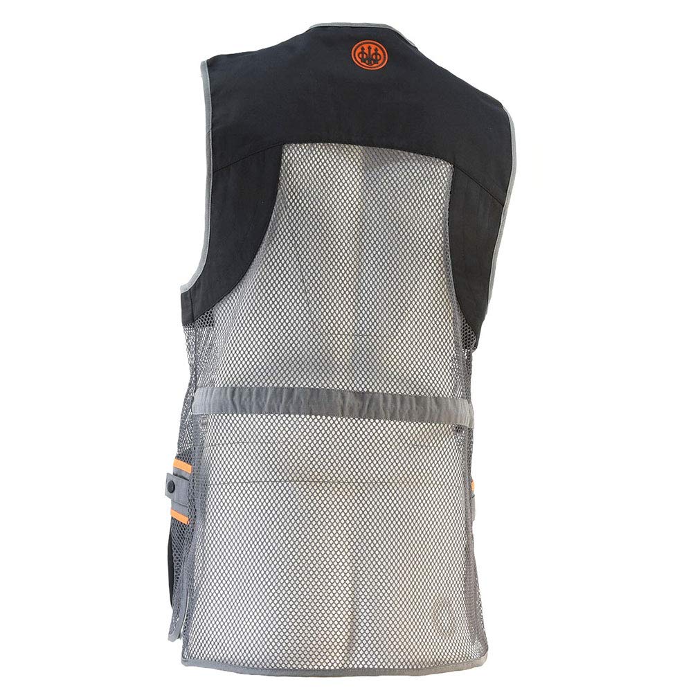Beretta Unisex Full Mesh Shooting Vest - Breathable Lightweight Competition Vest with Cartridge Pockets & Comfortable Fit