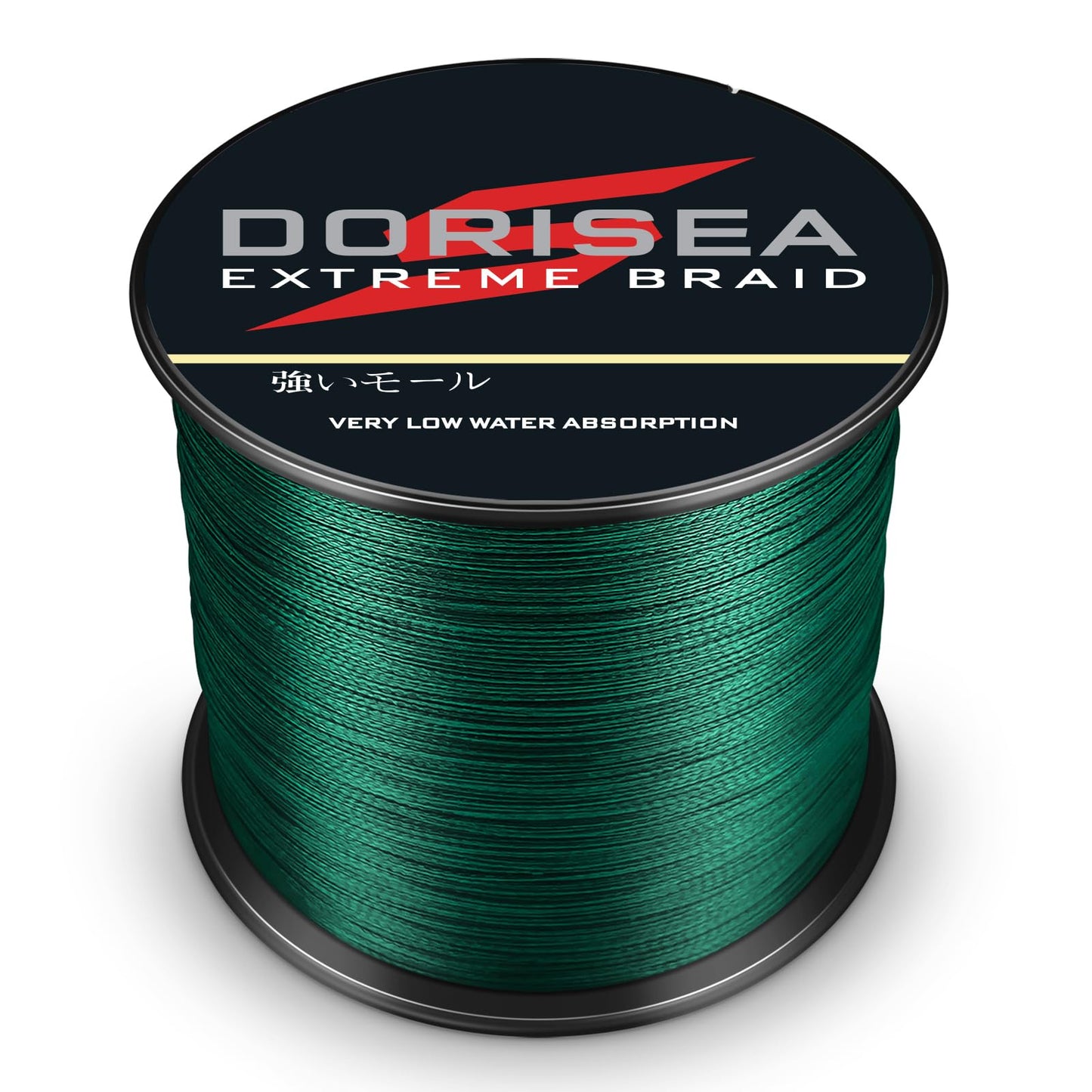 Dorisea Extreme Braid 100% Pe Braided Fishing Line 109Yards-2187Yards 6-300Lb Test Moss Green (300m/328Yards 15lb/0.18mm)