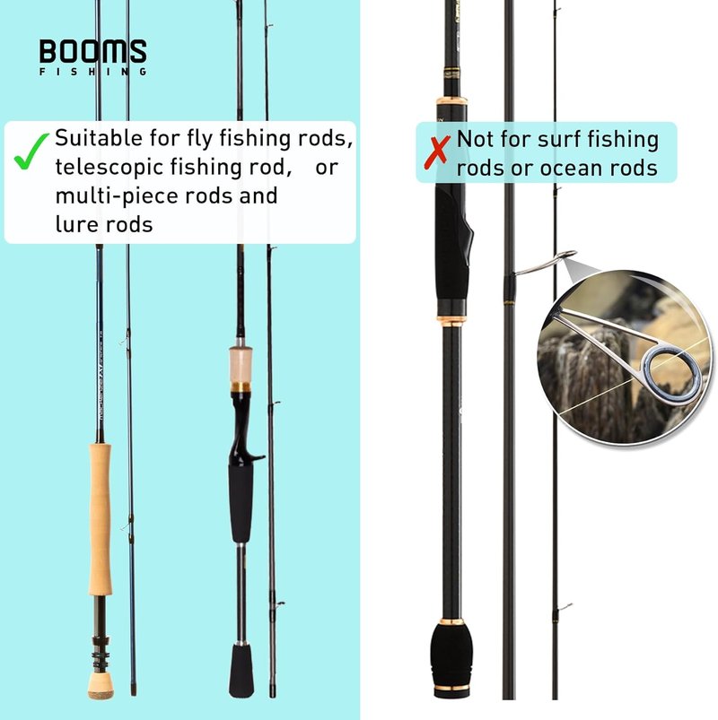 Fishing Rod Case - Portable Folded Fishing Pole Bag with Two-Way Zippers | Fits 2-3 Rods, 5.4ft-6ft