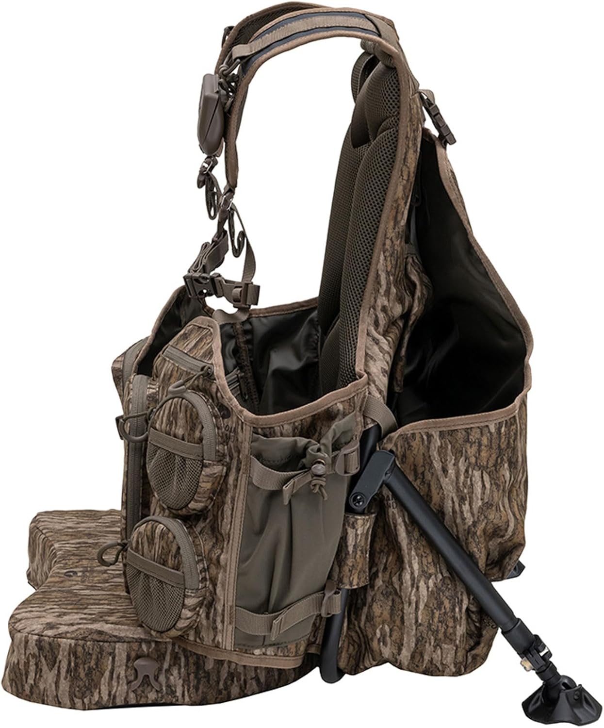 Grand Slam Turkey Vest - Memory Foam Seat & Removable Kickstand Frame | Camo Outdoor Hunting Gear