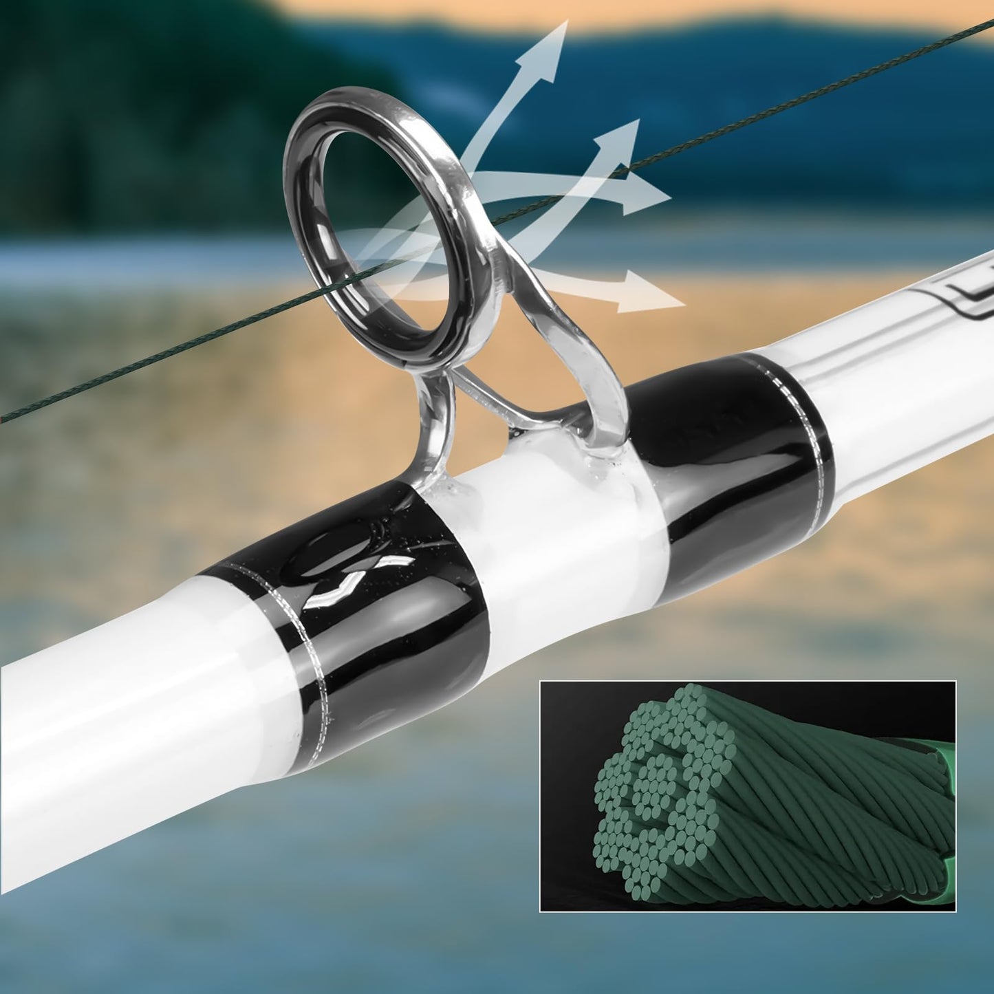 Regum-U GumMAX 150 Yards / 120 LB 8X Braided Fishing Line Abrasion Resistant Superline Zero Stretch & Smaller Diameter Confuse & Never Fade in Saltwater and Freshwater (Dark Green, 120LB-150yards)