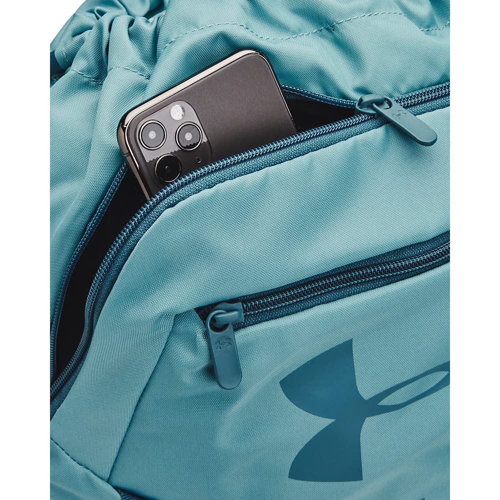 Under Armour Unisex-Adult Undeniable Sackpack, (401) Still Water/Static Blue/Static Blue, One Size Fits Most