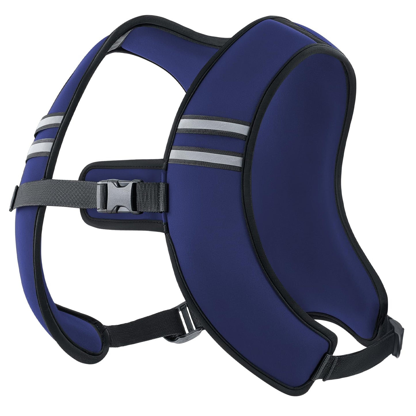 ZELUS Weighted Vest, Washable Z-Fit Soft Iron Weighted Vest for Women and Men, 5/10/15 lb Weight Vest with Reflective Strips & Adjustable Straps, Ultra Thin Weight Vest for Gym Strength Training, (5lb) Deep Blue