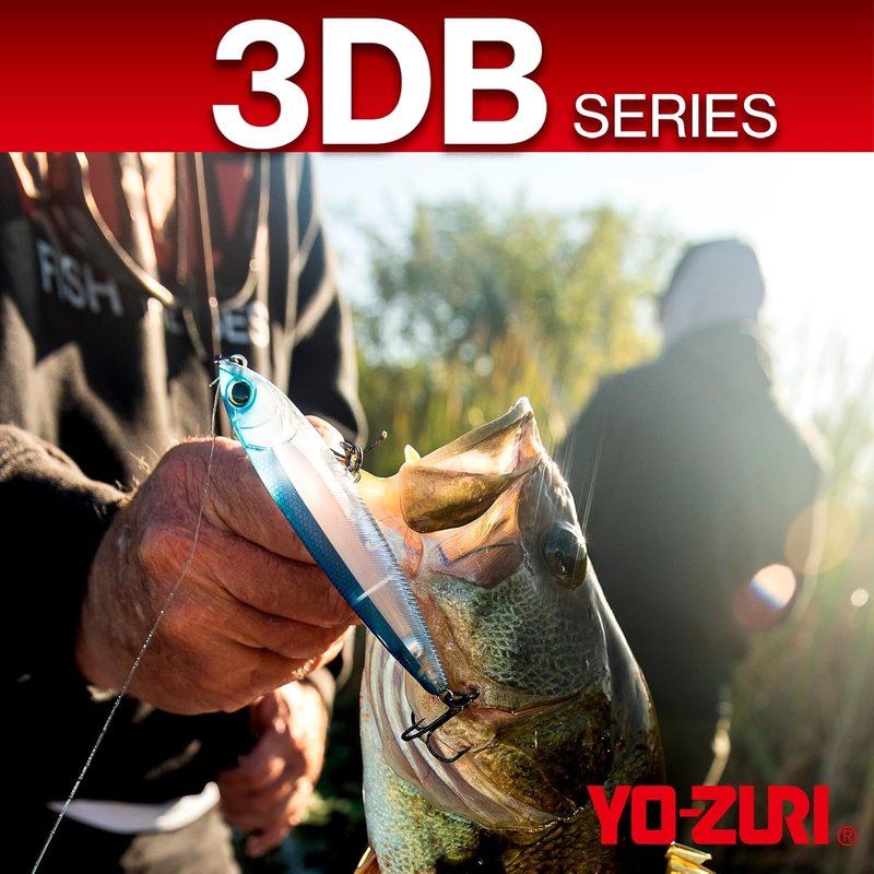 Yo-Zuri 3DB Deep Crank Floating Diver Lure - Pearl Chartreuse Lime | 2.75-Inch Fishing Bait