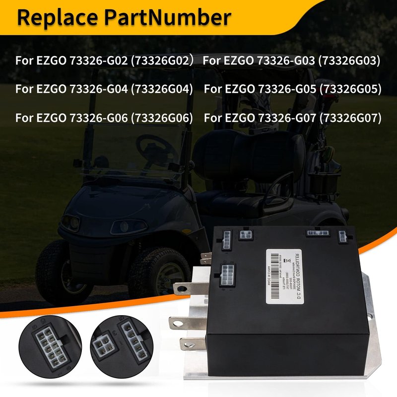 73326G02 Motor Pmc Controller 36V 350A 73326G04 73326G05 73326G06 for EZGO TXT Golf Carts 2000-2019 Replace 73326G07 73326-G02