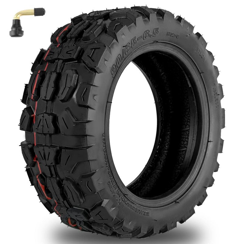 GLDYTIMES 11 Inch Off Road Scooter Tire, 90/65-6.5 Tubeless Tire Heavy Duty Vacuum Snow Tyre Fit for Dualtron Ultra/Dualtron Thunder/Zero 11x/Speedual Plus/Kaabo Wolf Warrior Electric Scooter