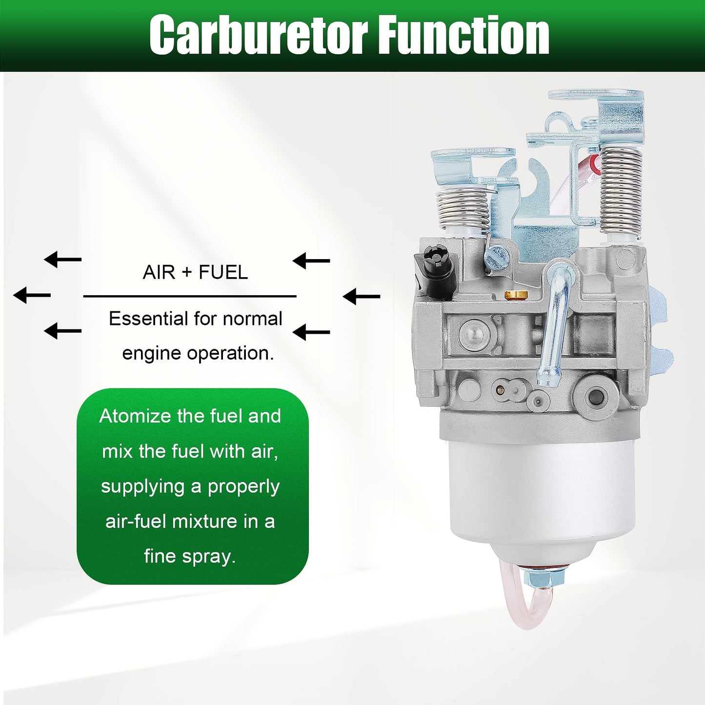 QAZAKY G29 Carburetor Compatible with Yamaha Golf Cart G22 G23 G24 G25 G26 G27 4-cycle Engine Gas Club Car 2003-Present JR6-14101-00 JR6-14101-01 JR6-14101-02 13351 17560 520-185