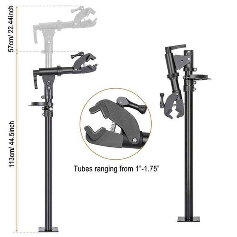 CHEPARK Bike Repair Stand - Max 88lbs Garage Floor Stand Rack Workstand for Mountain and Road Bikes