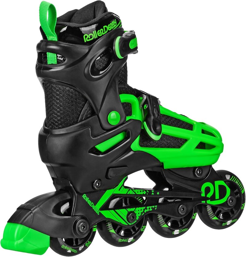 Falcon 2-in-1 Combo Quad & Inline Skates for Kids - Adjustable Sizing & Comfort
