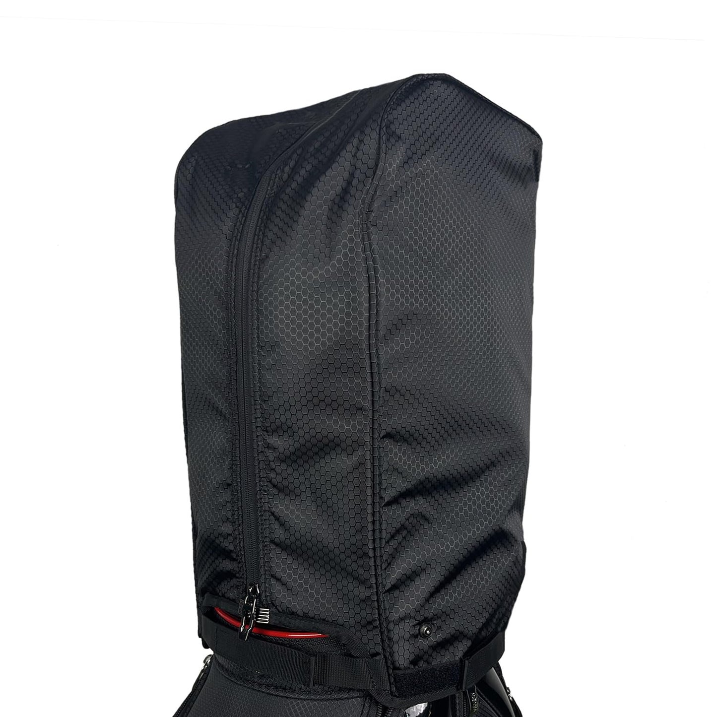BOYEA & SKULLEAP Golf Bag Cover/rain Hood Waterproof/dustproof,Thickened Style,fits 8.5-9-inch golfbag/standbag,4 snap Fasteners +Adjustable Straps, Easy to Install, Foldable, for All Golfers Gifts