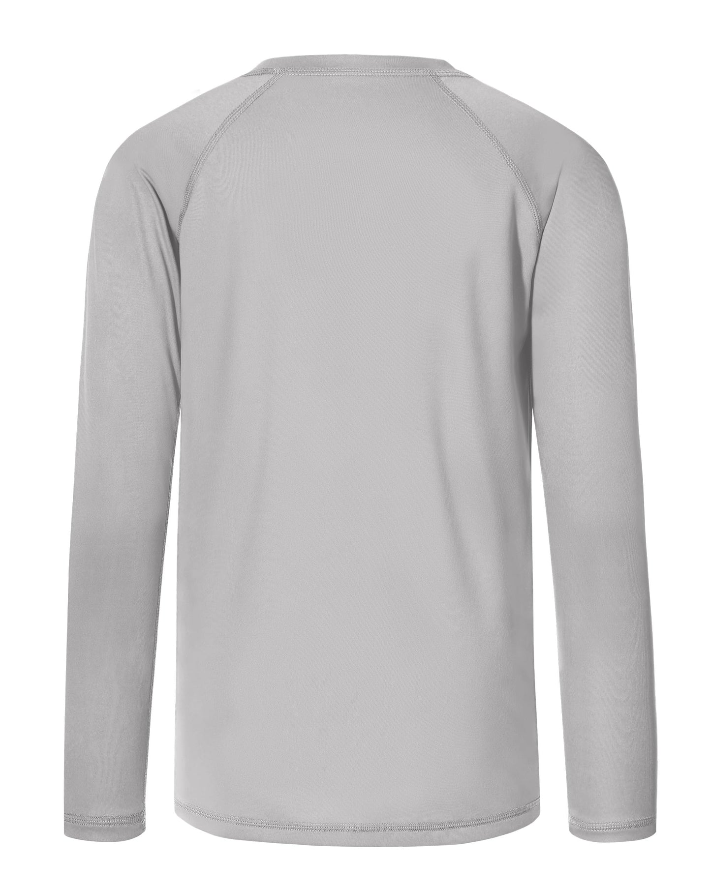 Boys UPF 50+ Swim Shirt Long Sleeve, 1 or 2 Pack UV Sun Protection Rash Guard, Youth Kids SPF Water Shirts for Beach Surf