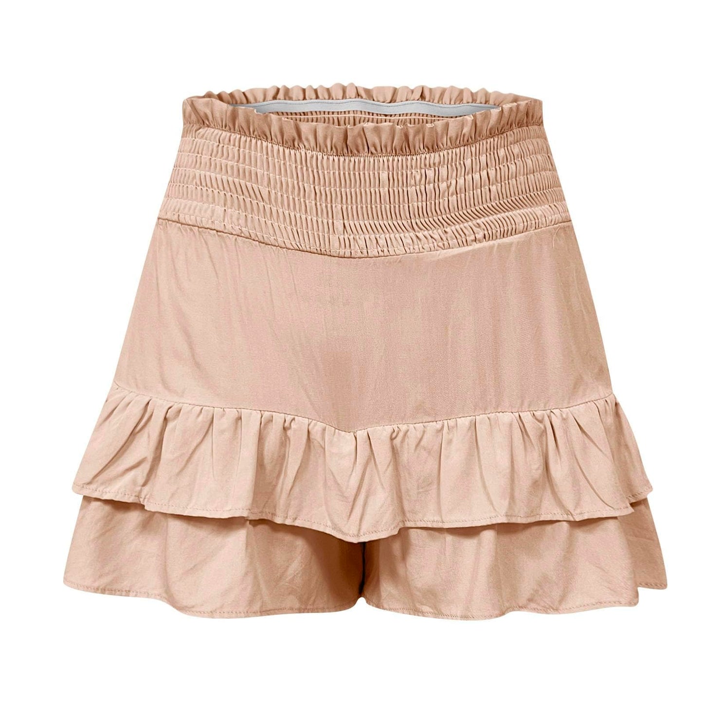 Generic Shorts for Women Trendy Summer Long Mini Skirt Lingerie for Naughty Women Womens Athletic Shorts with Biker Short Liner 5 inch Women's Shorts 9 inch Inseam Cotton Bikini Clearance Women Beige