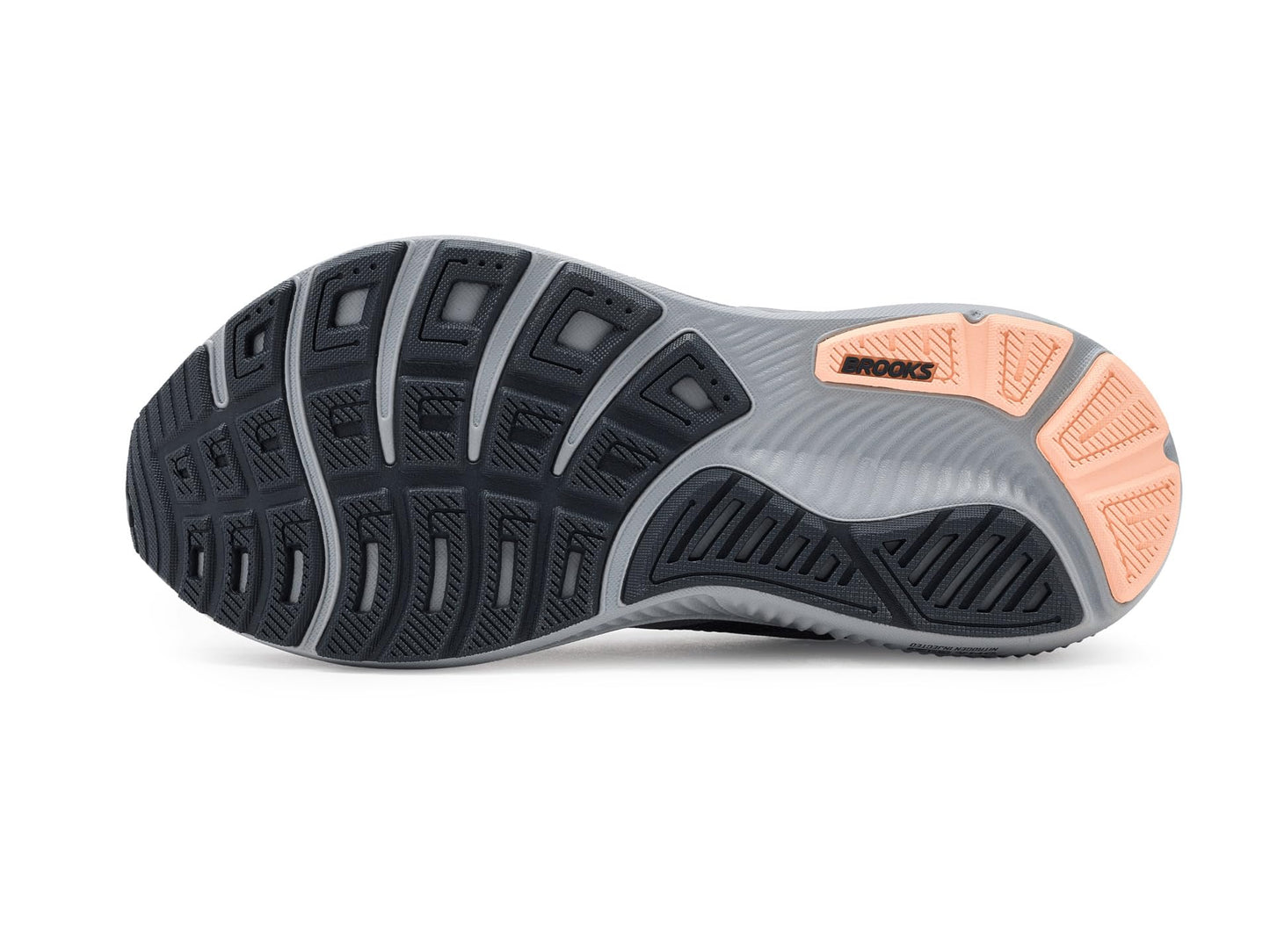 Brooks Women's Ghost 17 Alloy/Blackened Pearl/Peach 10 Medium