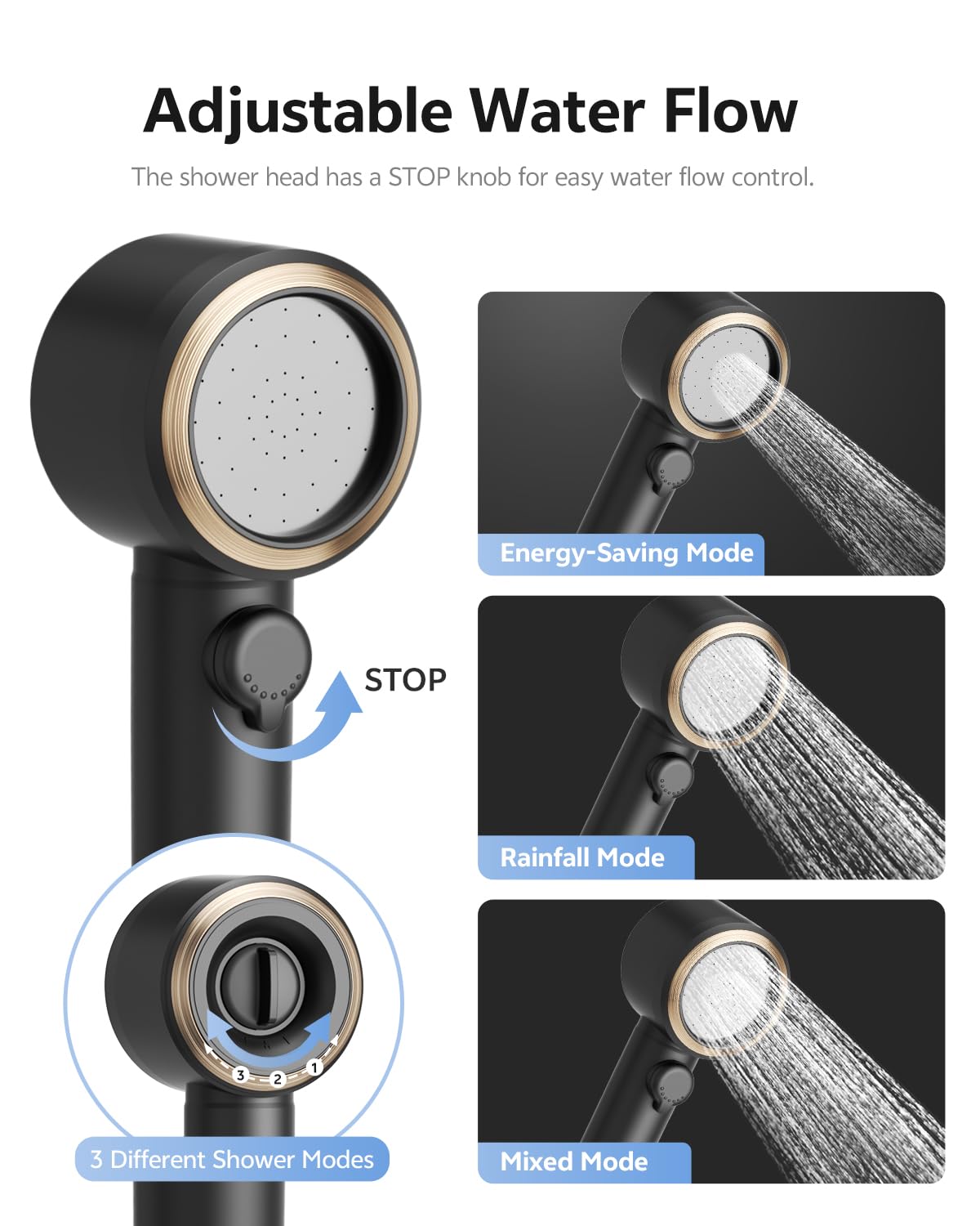 BTOG Portable Shower – 8000mAh Rechargeable Camping Shower, 6.0L/min Portable Shower Pump, Outdoor Shower for Camping, Hiking, Traveling, Washing