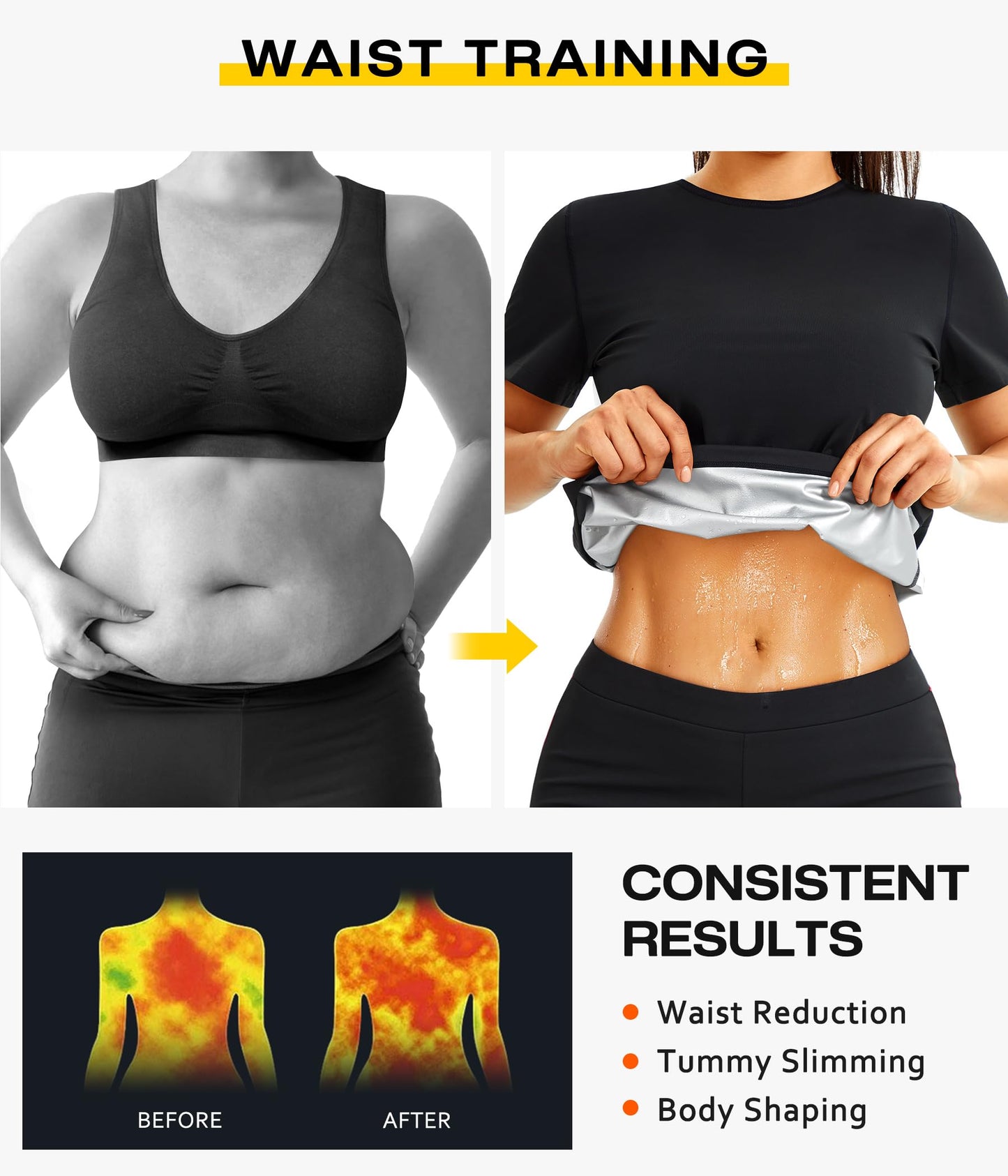Junlan Waist Trainer Vest Women - Sweat Vest for Women Working Out